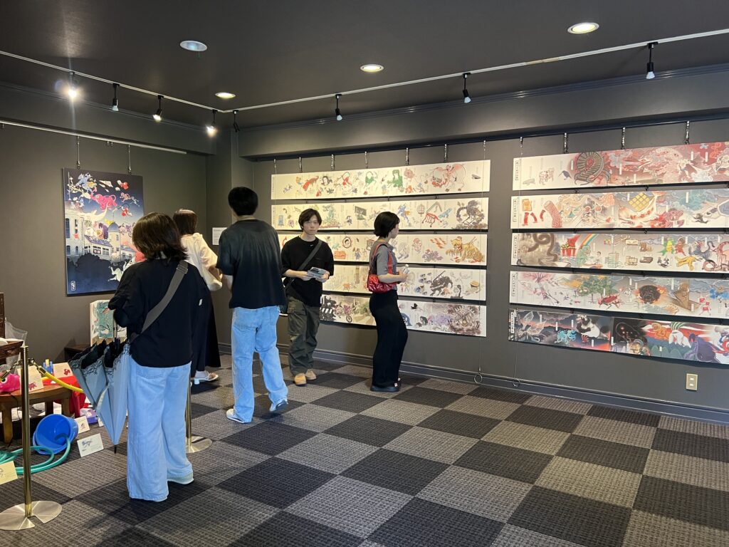 妖怪イラストレーターさきゅう展 始まりました 2 IMG 9337